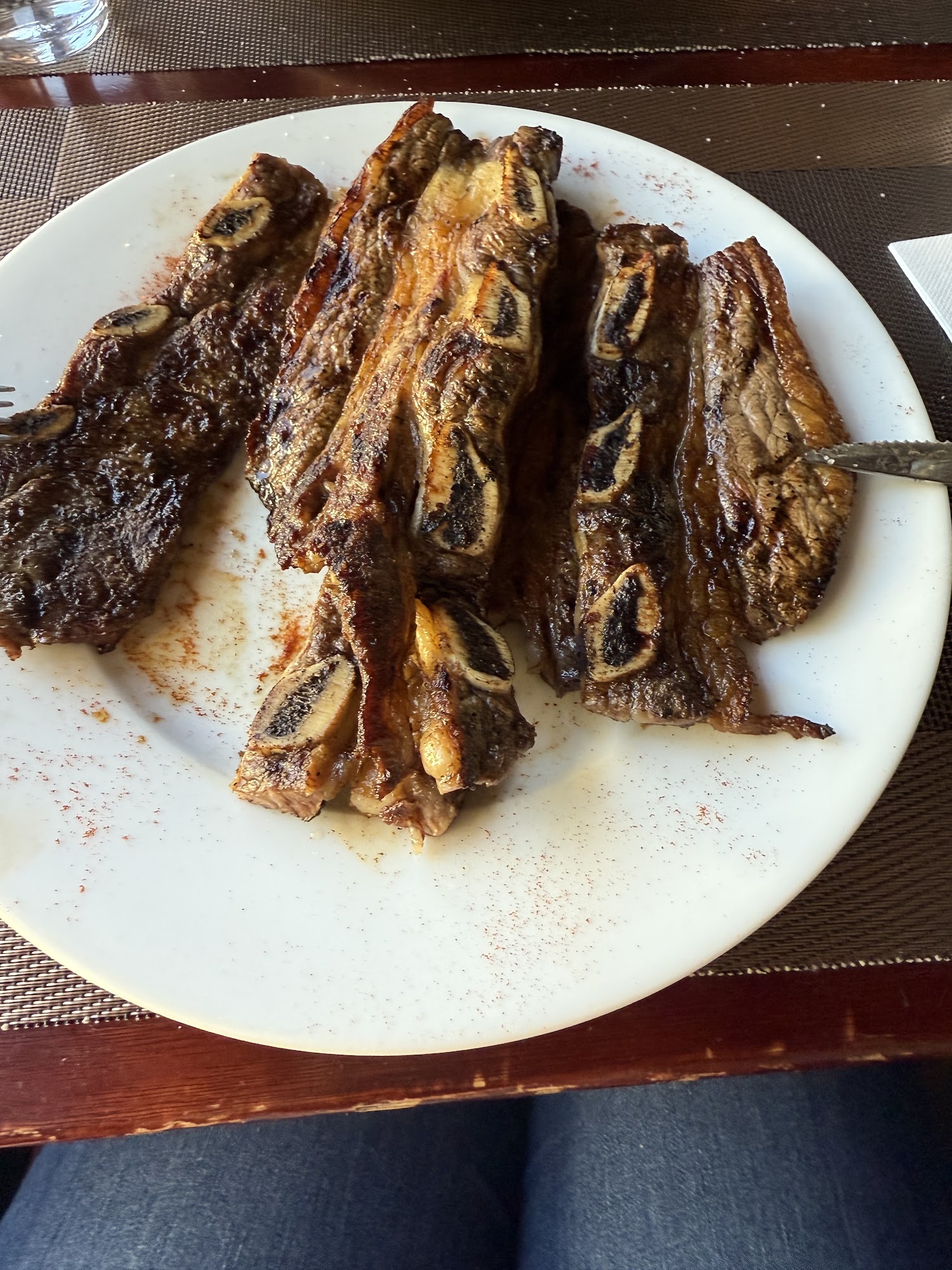 Costillas a la brasa
